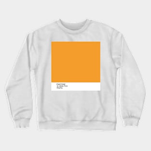 PANTONE 15-0956 TCX Daylily Crewneck Sweatshirt